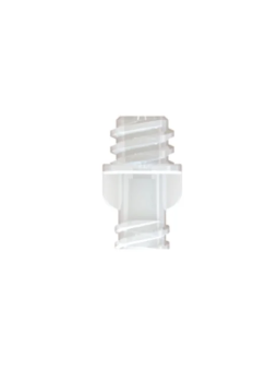 Transition connector to oral/luer syringe
